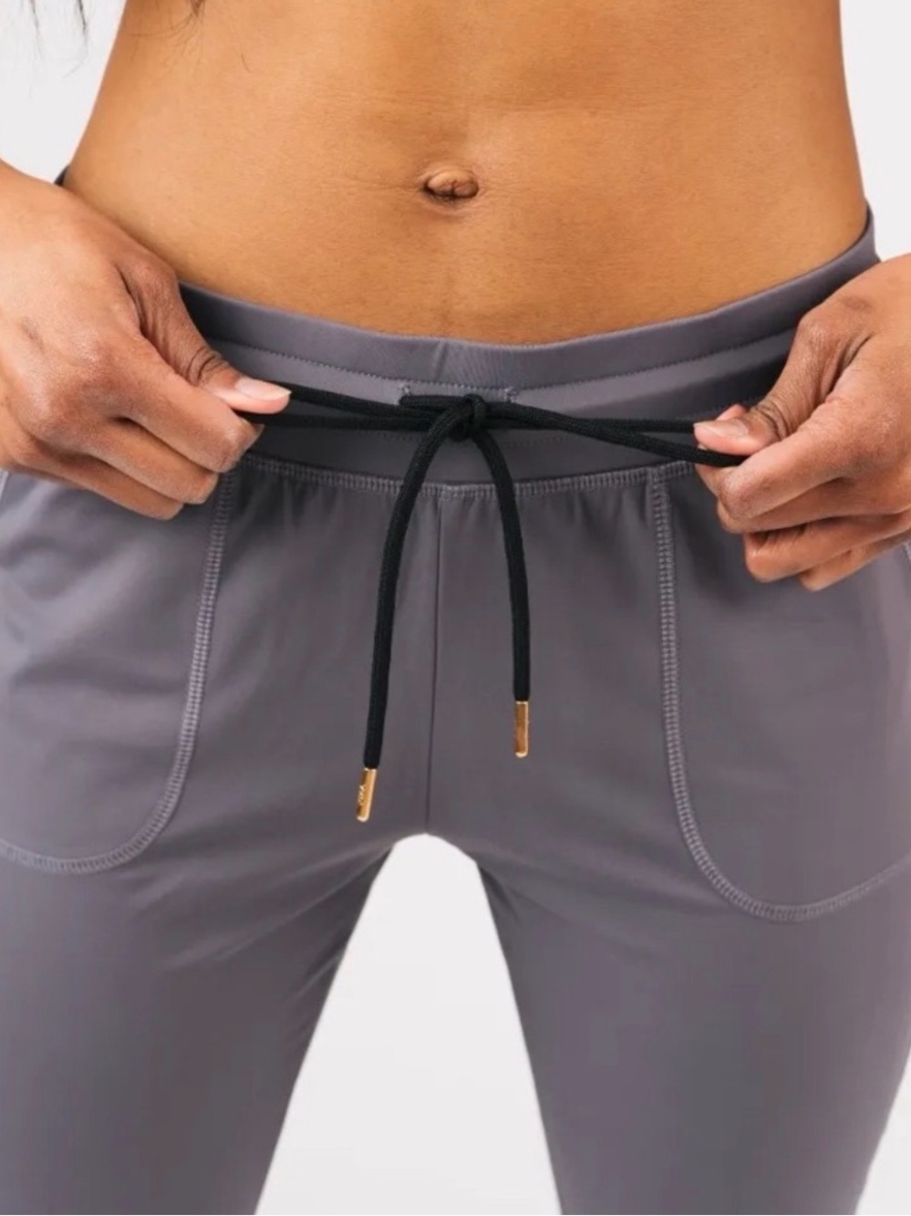 Zyia Peak Zipper Jogger in Gray - 31” - Performance Jogger Lightweight - Picture 2 of 6